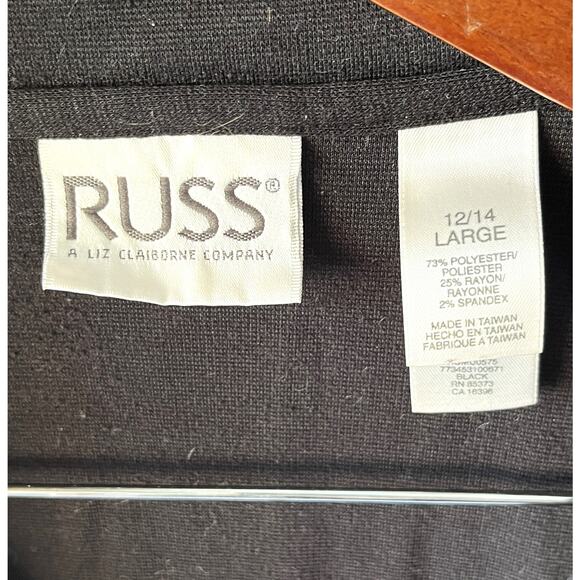 Liz Claiborne Russ Gray Button Up Cardigan Size L (12/14) - Picture 4 of 4